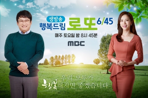 서경석, 김초롱 아나운서 (사진= ‘MBC 생방송 행복드림 로또 6/45’)