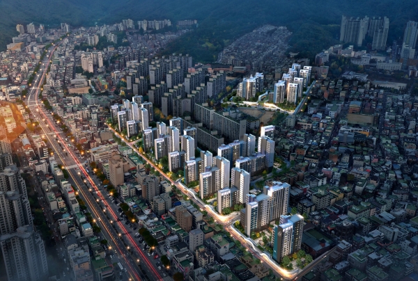 성남 ‘금광동1·2단지 가로주택정비사업’ 조감도