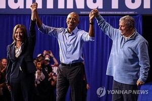 미 중간선거 맞불 유세